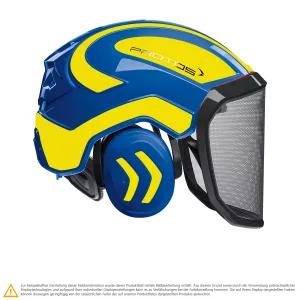 PROTOS Schutzhelm FOREST blau-zitronengelbreflex