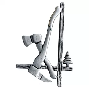 Anstecknadel Pfanner Holzer-Pin silber