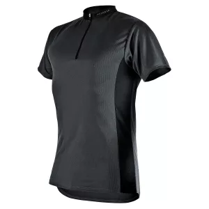 Pfanner Shirt Zipp-Neck kurzarm grau