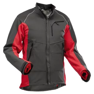 Pfanner Ventilation Jacke Forstjacke rot-grau