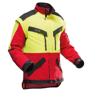 Pfanner Forstjacke KlimaAIR rot-gelb